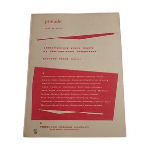 Prelude Douglas Moore 1958 Vintage Sheet Music Piano Easy Listening